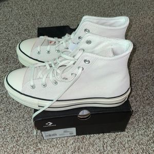 Converse Platform Ivory Suede from Urban Outfitters